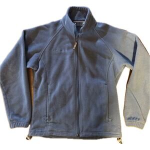 Columbia Women's XS World Blue Fleece Full‎ Zip Jacket Casual